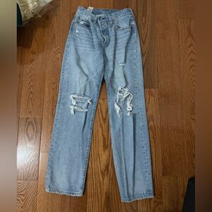 Levi’s high waisted straight jean